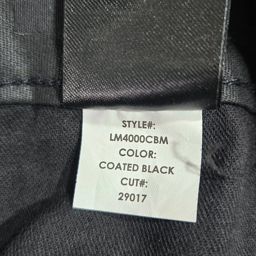 Liverpool Lucy Black Coated Bootcut Mid Rise Pant Capsule Stretch LM4000CBM
